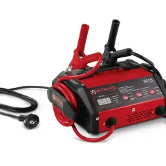 Prostownik Ultimate Speed ULG 17 A1 z klemami. Dowiedz się, jak ładować akumulator szybko i bezpiecznie.