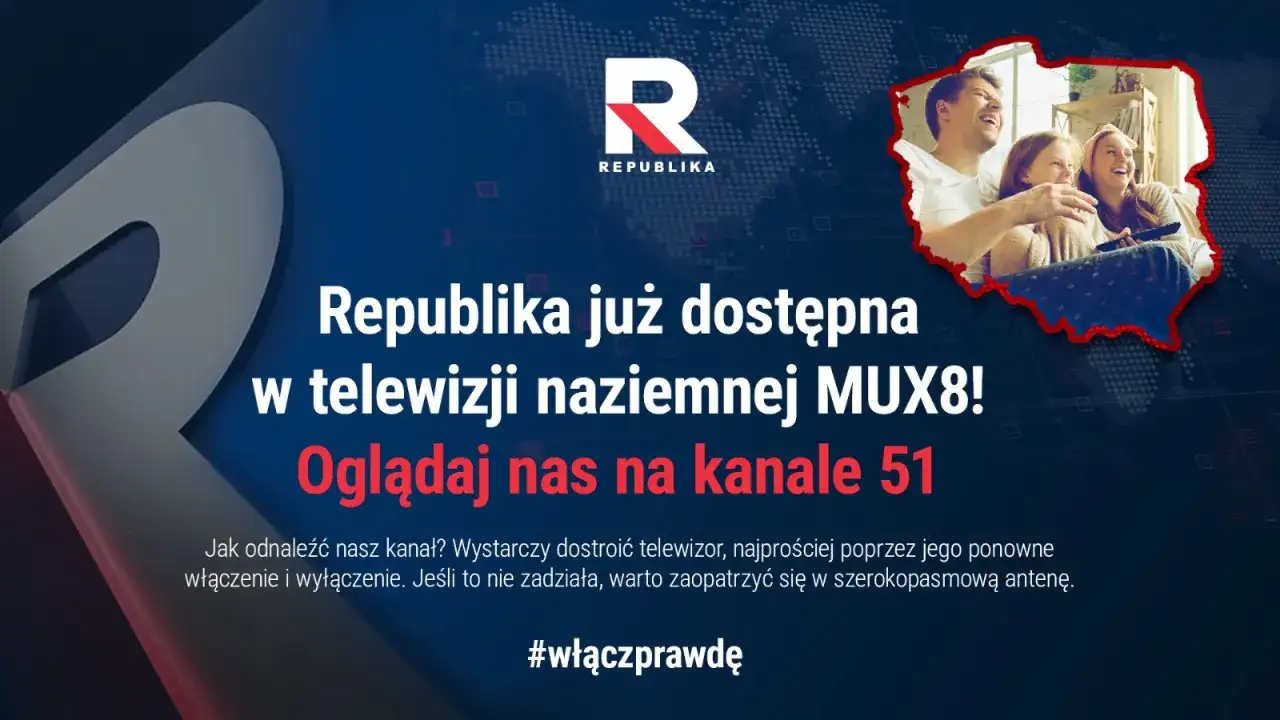 Republika w telewizji naziemnej - jak znaleźć kanał 51?